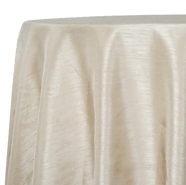 Dupioni Linen in Champagne Table Alchemy